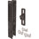Sliding Door Flush Handle Set, Black Diecast (1 Set)