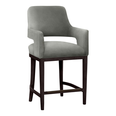 Josie Upholstered Stool with Solid Wood Frame