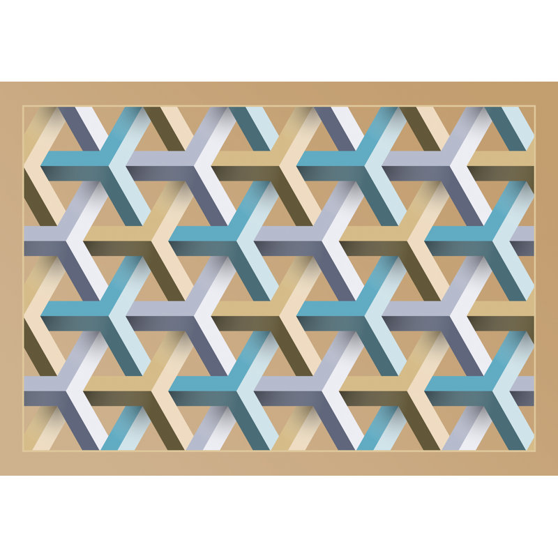 Fruma Geometric Area Rug, Rectangle 140 x 200cm