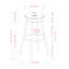 Tabouret de bar Modern Glam-705092414