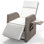 Fauteuil inclinable d'extérieur, méridienne en osier de patio à angle réglable, table rabattable, coussins épais pour terrasse de jardin