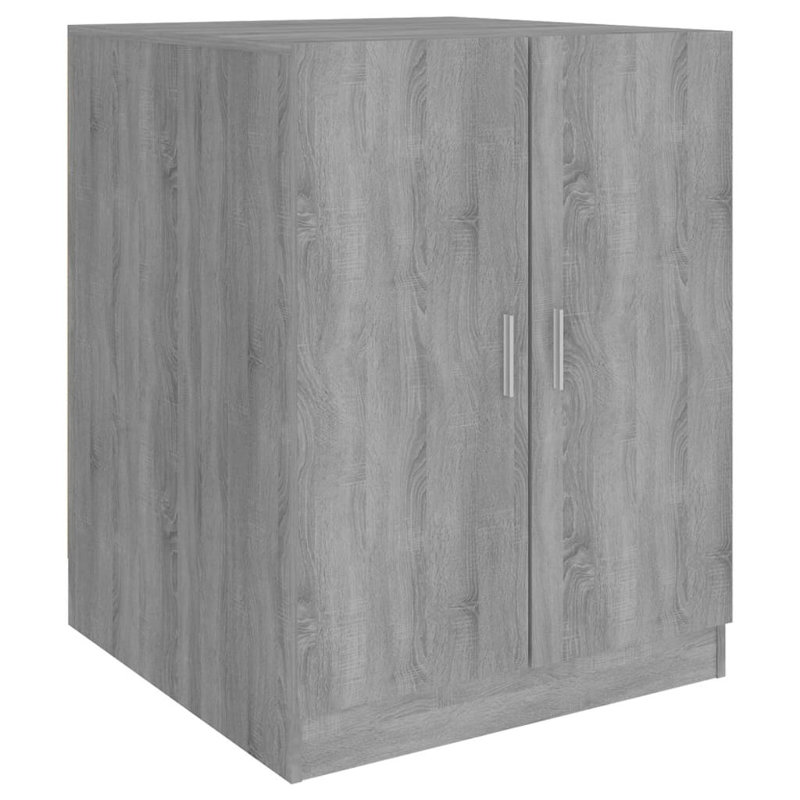 Menik Linen Cabinet, Grey Sonoma