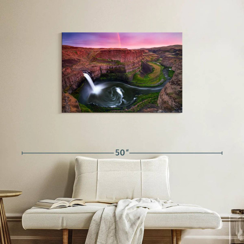 Alvord surplombant la cascade de Palouse, H 24 po x l 36 po