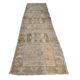 One-of-a-Kind 3'8 X 11'11 Hand Knotted Area Rug