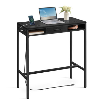 Bar Table With Power Outlet by 17 Stories