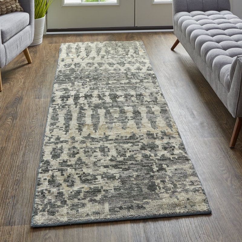 Palomar Wool Abstract Area Rug, Rectangle 2' x 3'