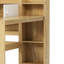 Lit de jour simple en L avec options de rangement - blanc naturel fonctionnel