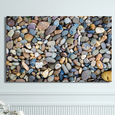 « water pierres 17 », reproduction de photo sur toile tendue