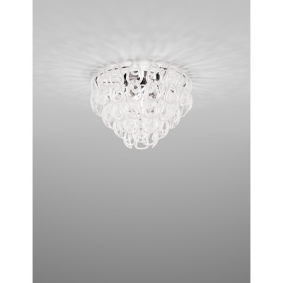 Giogali Ceiling Lamp 50 Crystal Smoky Matt Bronze 1 E26 Ul