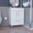 Velloc Single Bathroom Vanity, Double Door Cabinet, One Drawer -White-1666070401