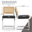 Chaise d'appoint en porte-à-faux rembourrée Crumley-335430076-321937467