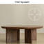 Table basse en bois massif, fabrication exquise