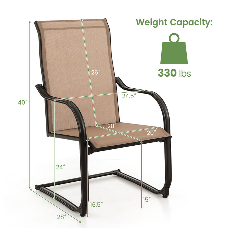 Premium All-Weather Wicker Outdoor Dining Armchair
