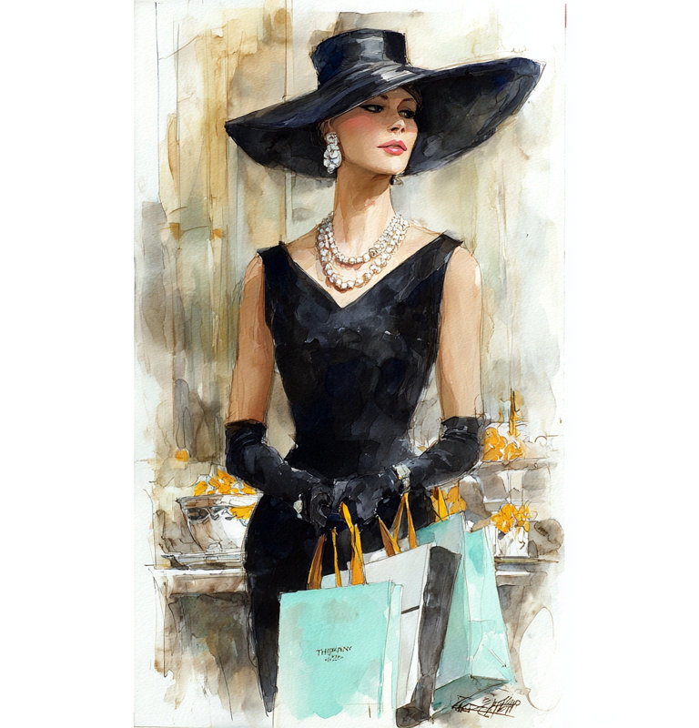 Art mural sur toile City Hat Elegance, H 36 po x l 24 po x P 1,5 po