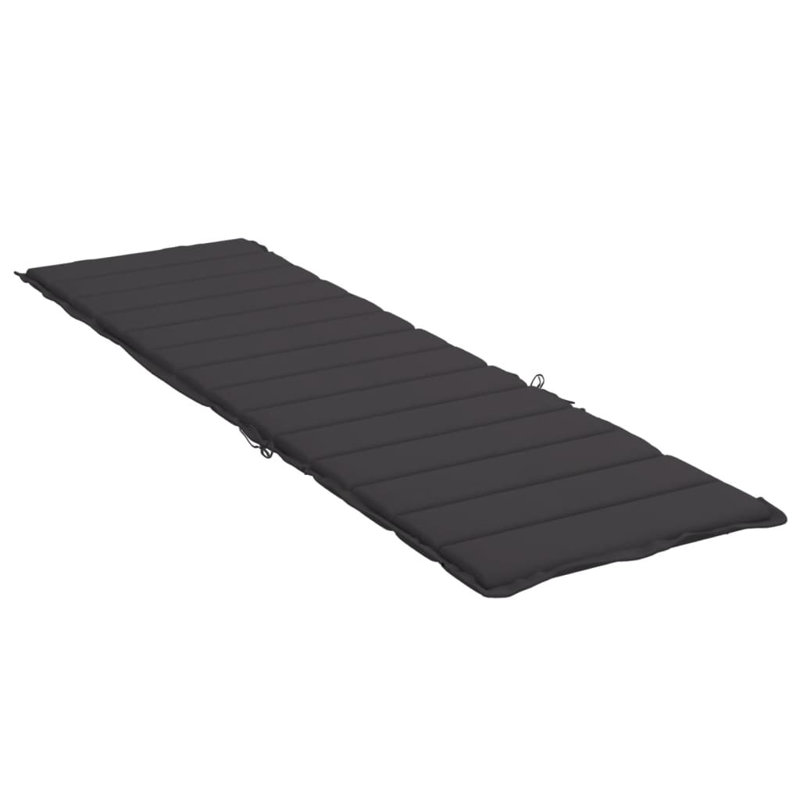 Outdoor Seat / Back Cushion, Black, 1.6" H x 78.7" L x 27.6" W
