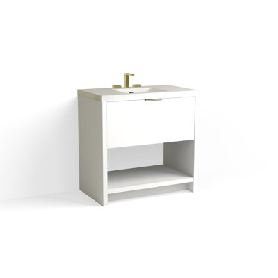 Vista 36" W Freestanding Single Bathroom Vanity