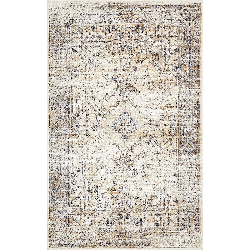 Biarritz Abstract Indoor Rug, Rectangle 3'3" x 5'3"