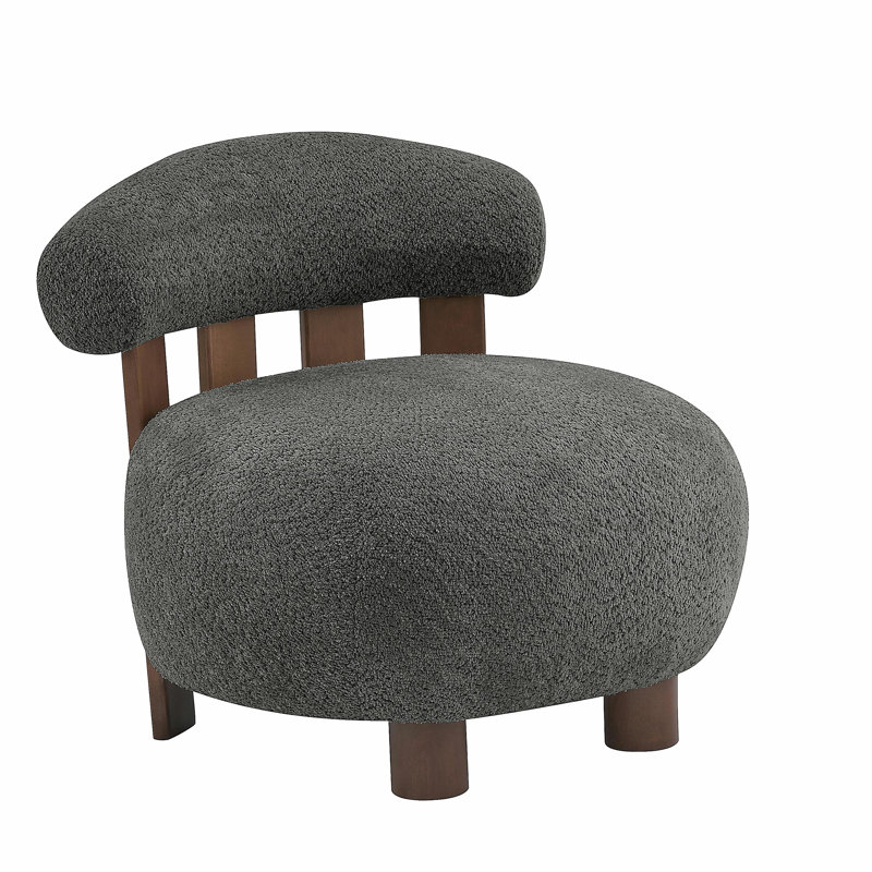Fauteuil d'appoint Modern, Gris foncé
