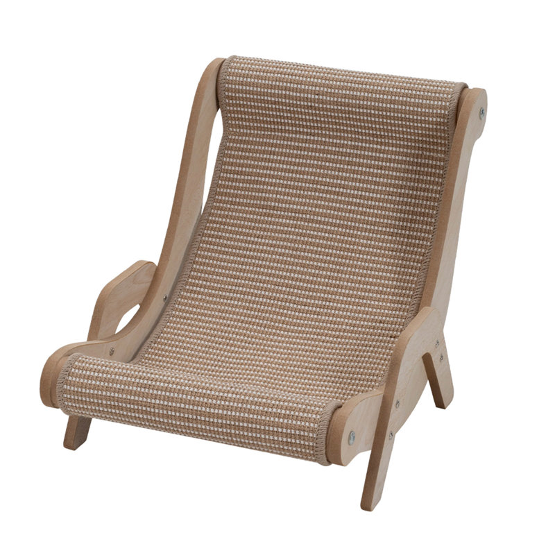 2-in-1 Cat Scratcher Lounge Chair Pet Bed