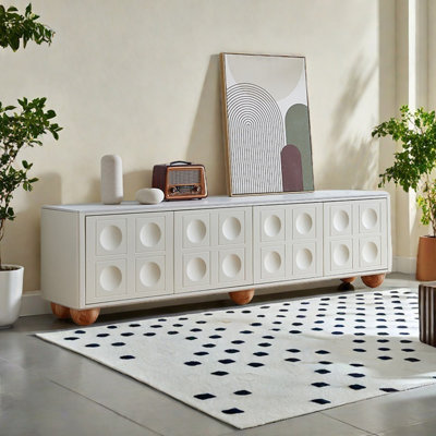 Meuble télé blanc