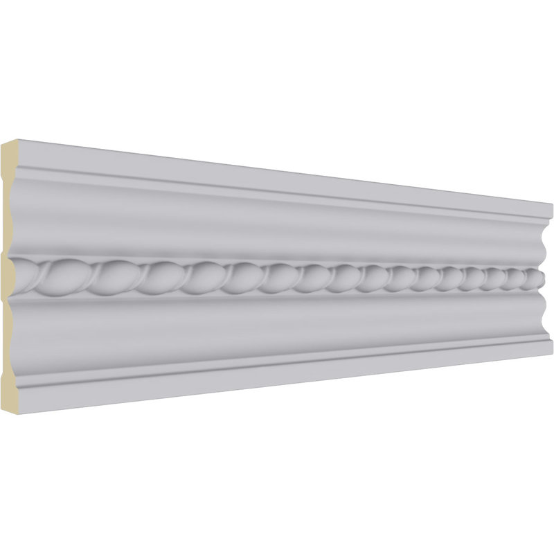 Primed Architectural Rope Crown Moulding 5" x 7/8" x 94-1/2"
