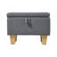 Artus 49 cm W Linen Blend Rectangle Ottoman with Storage-1176938660