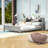 Wooden Platform Bed with Integrated LED Motion Sensor Light, Flexible Bed Guardrails and Shelf-312015104-312015117