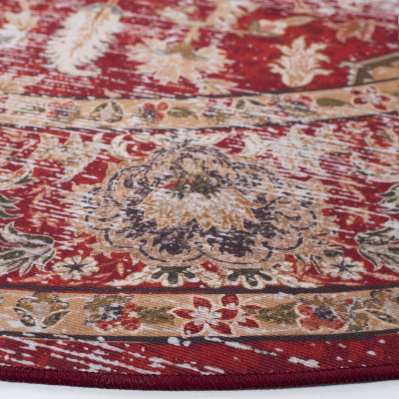 Pashen Performance Machine Washable Oriental Rug, Rectangle 5' x 8'