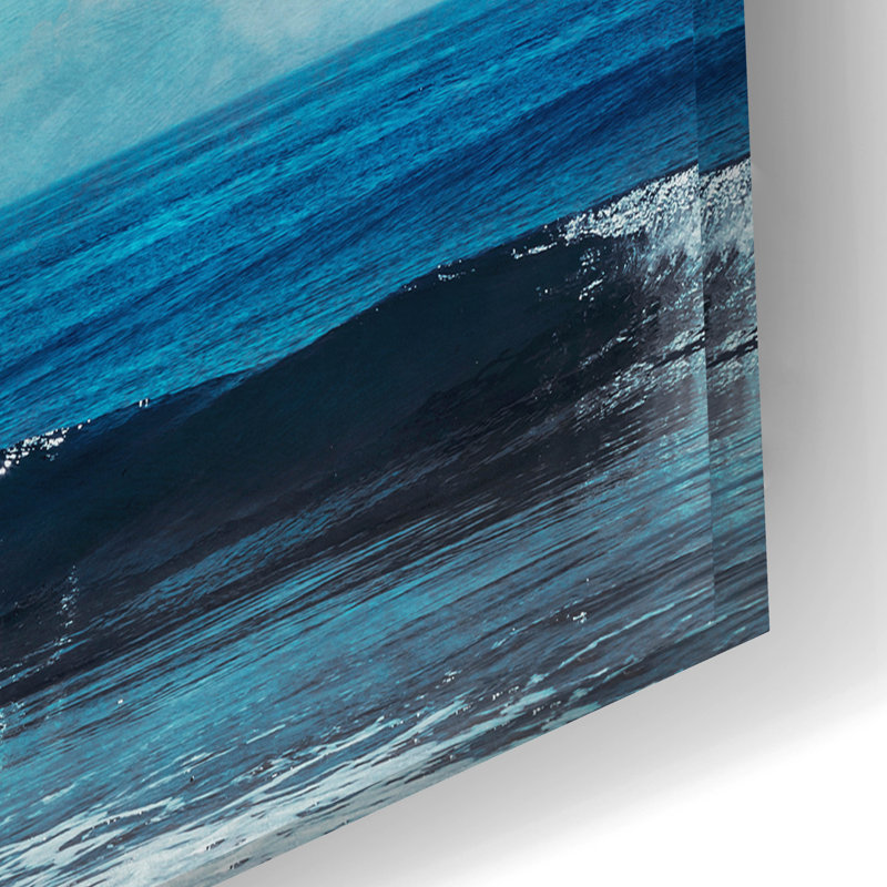 Art mural en verre Rosecliff Heights, H 16 po x l 24 po x P 0,2 cm
