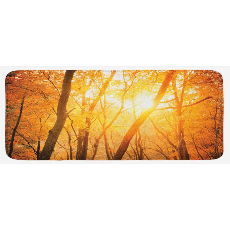 Tapis de cuisine forest