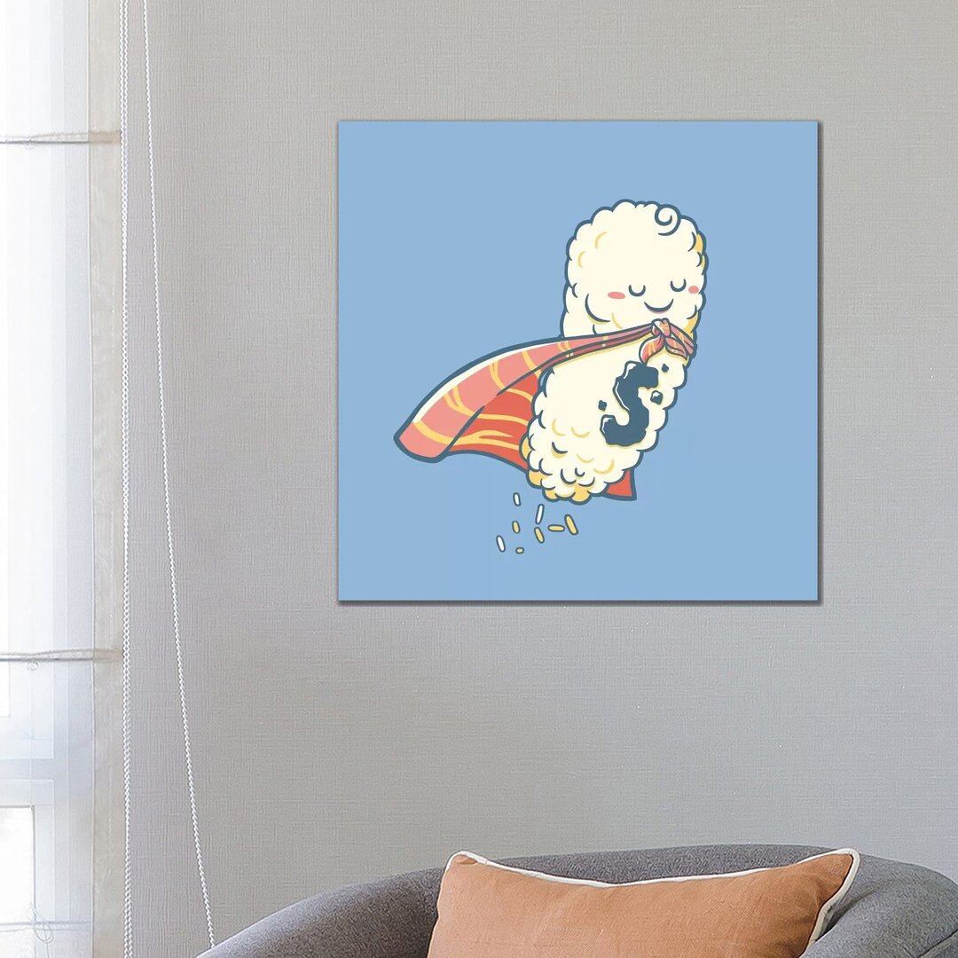 Super Sushi Lover von Tobias Fonseca - Galerie-verpackte Leinwand Giclée auf Leinwand