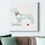 «Must Love Dachsund», reproduction sur toile tendue-963080060