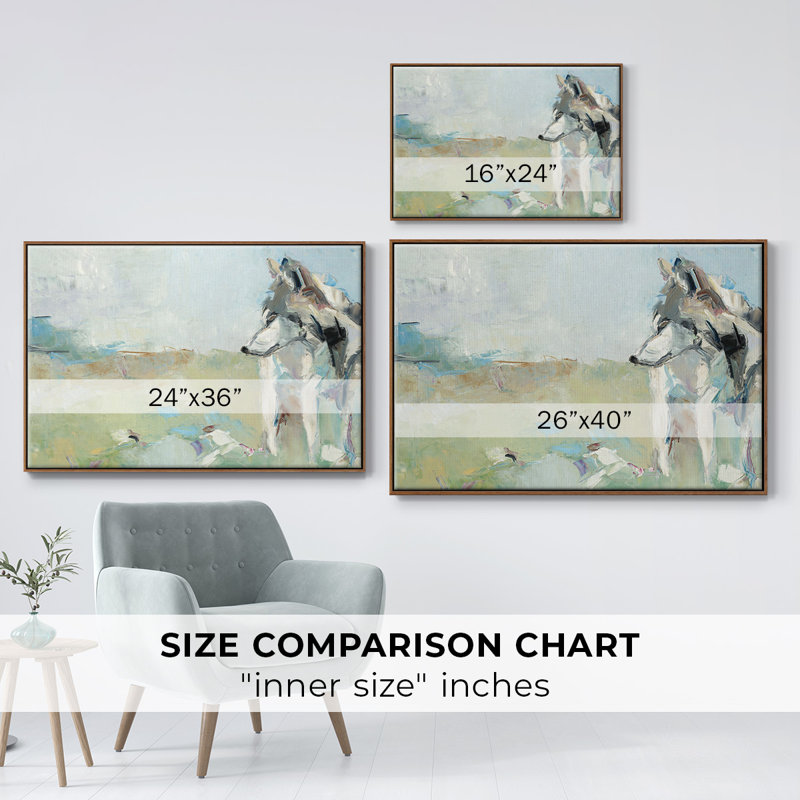Impression sur toile encadrée, H 37 po x l 25 po x P 2 po, Toile encadrée noyer flottant