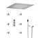 Nariman Recessed LED Rainfall Shower System with Adjustable Body Jets Water Powered