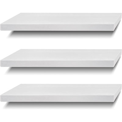 3 Piece Solid Wood Floating Shelf
