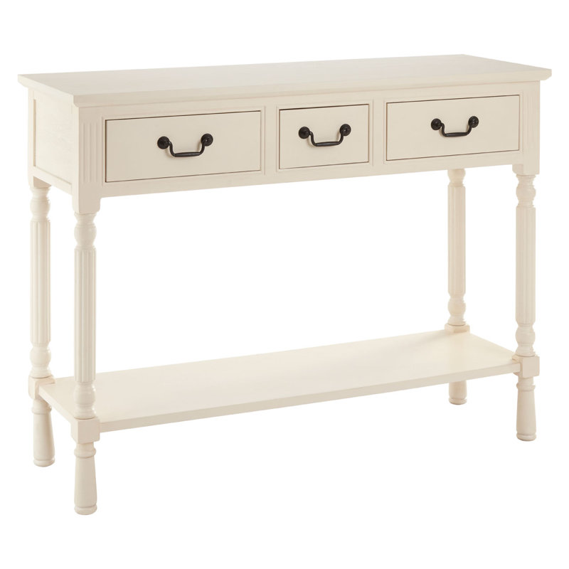 Nathen 106cm Console Table, Vintage Cream
