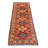 Kargahi One-of-a-Kind Runner: 2'10" X 9'10" New Age Runner Wool Area Rug in Red