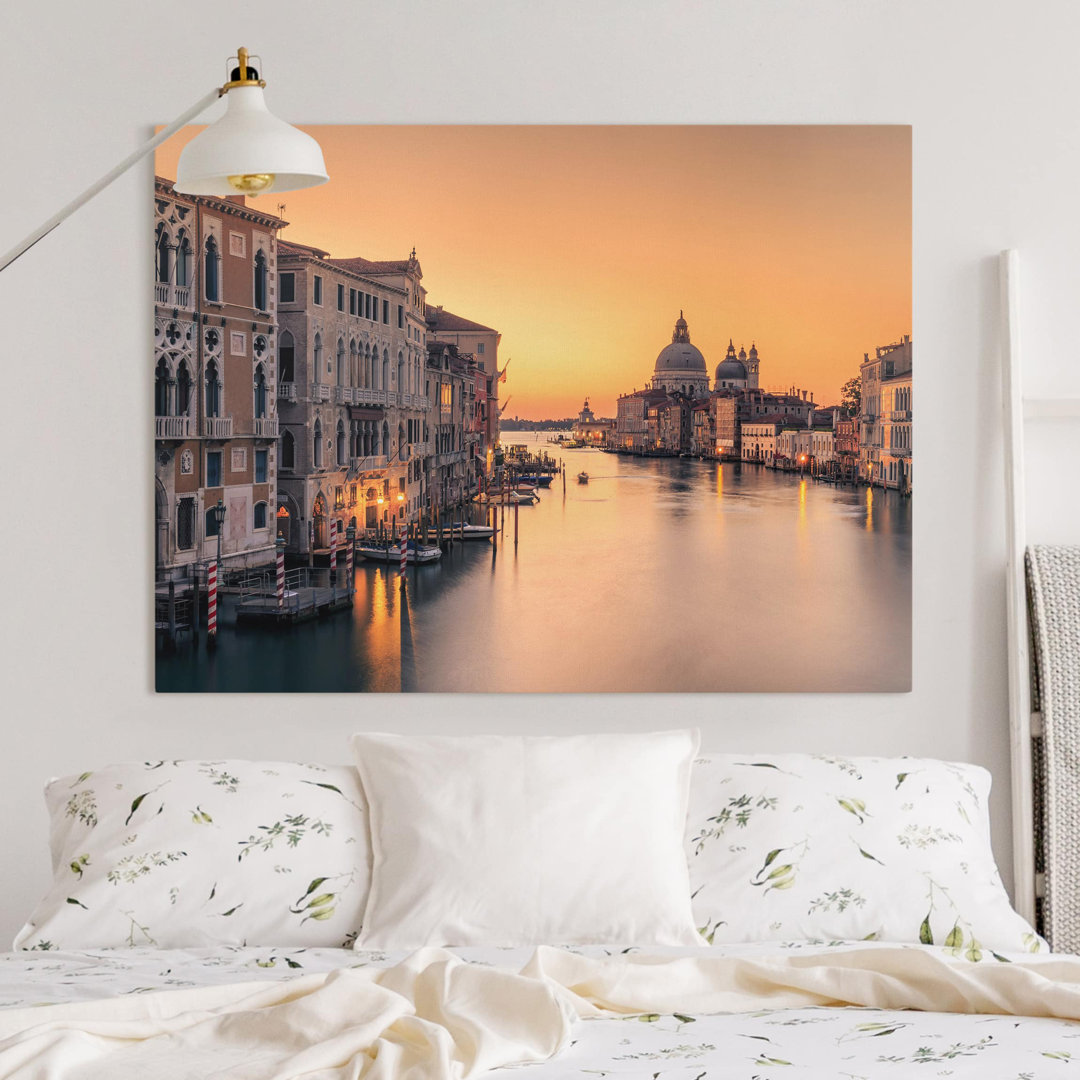 Leinwandbild Goldenes Venedig