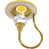 Gold/White