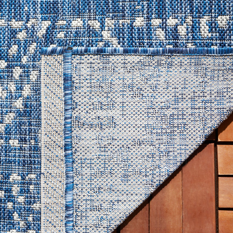 Haritz Performance Geometric Indoor/Outdoor Area Rug, Rectangle 5'3" x 7'7"