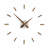 Sunset Solid Wood, Metal Wall Clock-140088152
