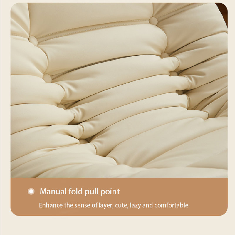 Fletching, Beige Faux Leather