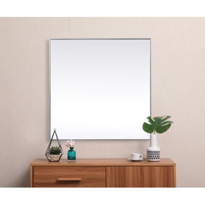 Valparaiso Metal Square Wall Mirror
