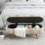 Banc de rangement avec repose-pieds 43 po Soft Boucle-23928890