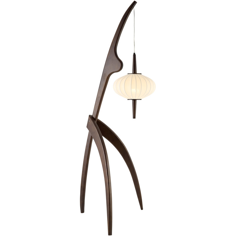 Arant Floor Lamp, Dark Brown