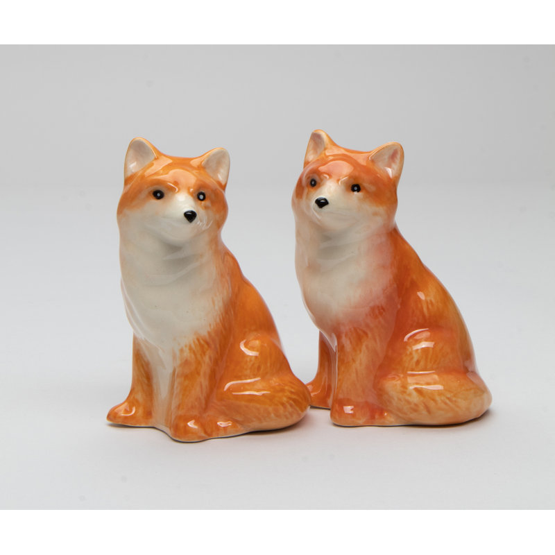 Fox Salt And Pepper Shaker Set