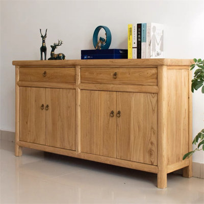 Modern Minimalist Wooden Accent Cabinet