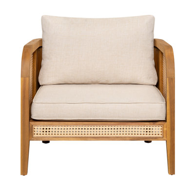 Chaise avec accoudoirs rembourrés By By Patio