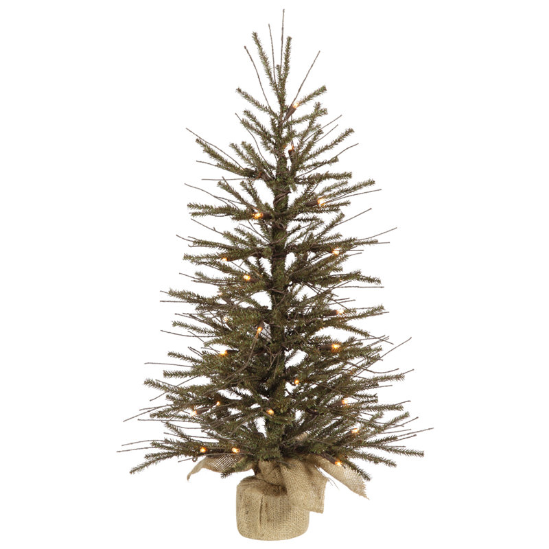Vienna Twig Artificial Christmas Tabletop Tree, 2' H