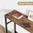Entryway Table, Console Tables With Storage, 39.3”Rustic Sofa Table With Adjustable Shelf, Console Table For Entryway, Living Room, Hallway, Bedroom(Rustic Brown)